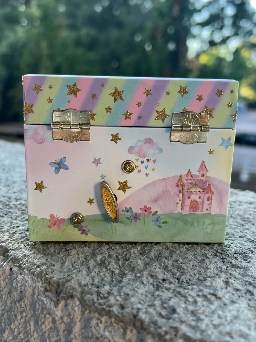 Jewelkeeper- Girls Unicorn One Drawer Jewelry Box Pink